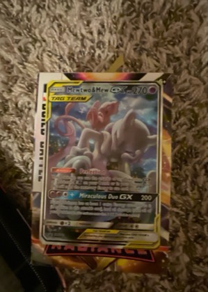 Mewtwo & Mew GX graded 8