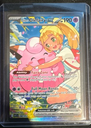 Lillie's Clefairy ex, graded 9.0