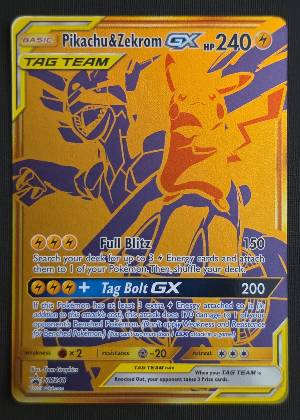 Pikachu & Zekrom GX - SM248, graded 9.0