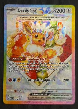 Eevee ex - 174, graded 9.0