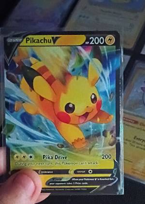 Pikachu V, graded 8.5