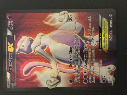 Mewtwo EX (158 Full Art), graded 9.0