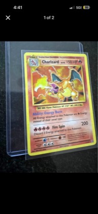 Charizard graded 9