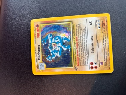 Machamp - 8/102 (Base Set Shadowless), graded 8.0