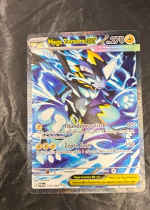 Mega Zeraora ex, graded 9.0
