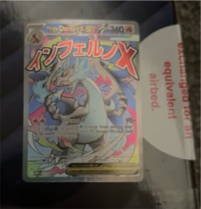 Mega Charizard X ex graded 7