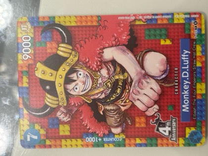 Monkey.D.Luffy (4th Anniversary), graded 9.0