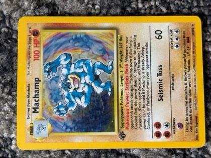 Machamp - 8/102 (Base Set Shadowless), graded 8.0