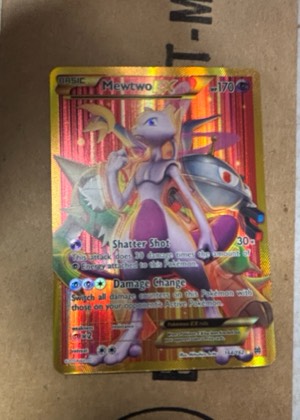 Mewtwo EX (164 Secret Full Art), graded 9.0