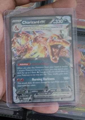 Charizard ex graded 8