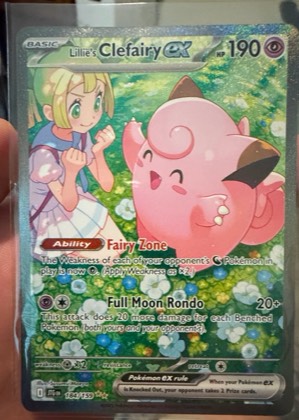 Lillie's Clefairy ex, graded 9.0