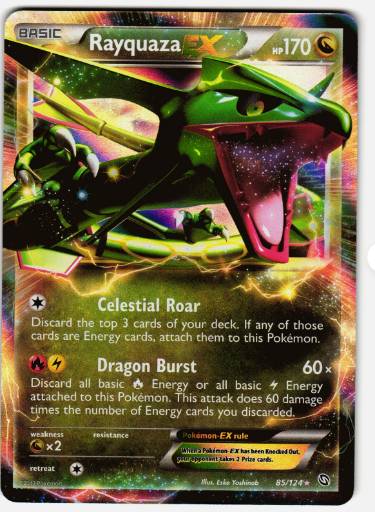 Rayquaza-EX, graded 9.0
