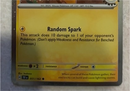 Pikachu, graded 9.5