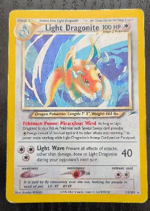 Light Dragonite, graded 8.5