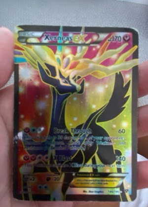 Xerneas EX (146 Full Art), graded 7.5