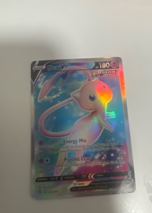 Mew V (Full Art), graded 9.0