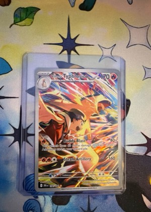 Ethan's Typhlosion, graded 9.5