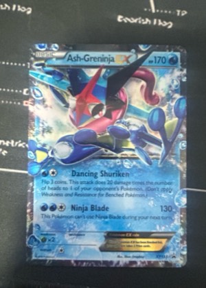 Ash-Greninja EX, graded 8.5