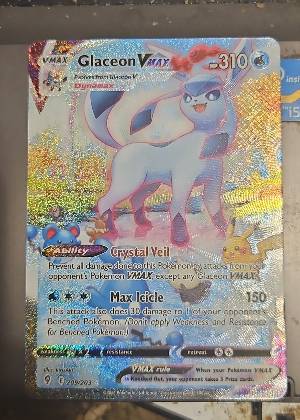 Glaceon VMAX (Alternate Art Secret), graded 9.0