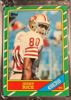 Jerry Rice, graded 8.0