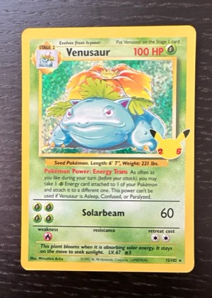 Venusaur, graded 8.5