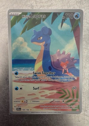 Misty's Lapras, graded 9.0