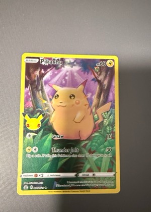 Pikachu, graded 8.5