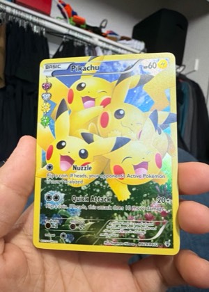 Pikachu (Full Art) graded 6 & below