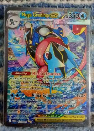 Mega Greninja ex graded 8