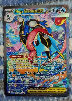 Mega Greninja ex, graded 9.0