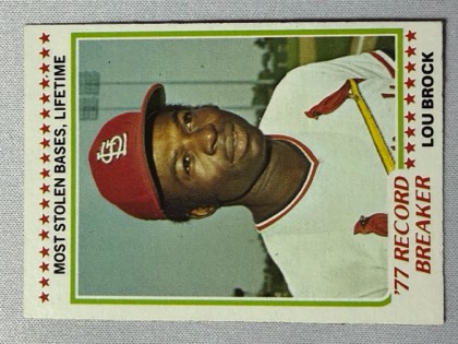 Lou Brock, graded 9.0