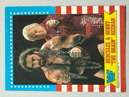 Hercules & Bobby "The Brain" Heenan, graded 7.5
