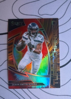 2025 Panini Select Jaxon Smith-Njigba Turbocharged, graded 9.0
