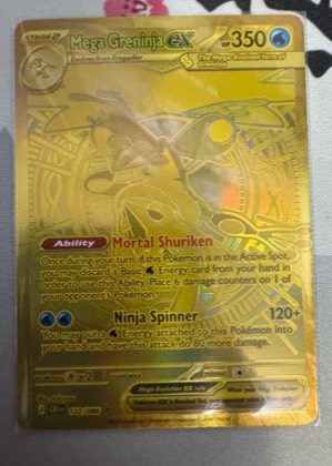 Mega Greninja ex, graded 8.5