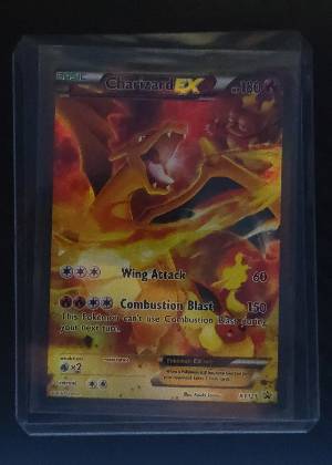 Charizard EX, graded 8.0
