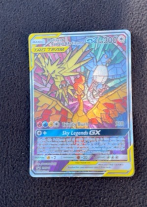 Moltres & Zapdos & Articuno GX, graded 9.0