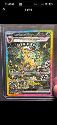 Leafeon ex graded 8