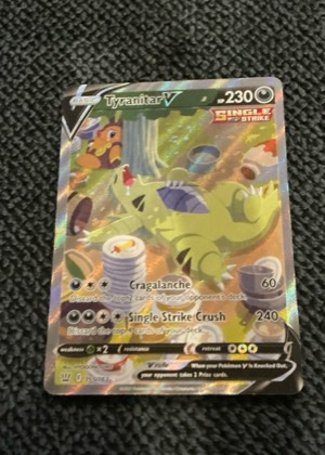 Tyranitar V (Alternate Full Art) graded 9