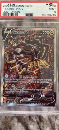 Giratina V (Alternate Full Art), graded 9.0