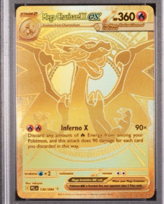 Mega Charizard X ex - 130/094 graded 9.5