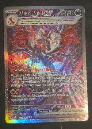 Charizard ex, graded 9.0