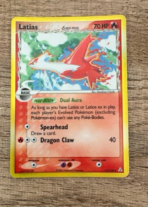Latias - 011/110 (Delta Species), graded 9.0