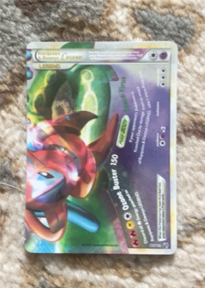 Rayquaza & Deoxys Legend (Bottom), graded 7.0