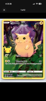 Pikachu, graded 9.5