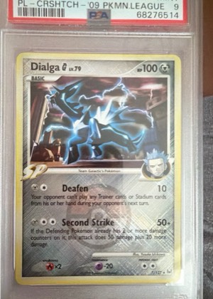 Dialga G - 7/127 (League Promo), graded 9.0