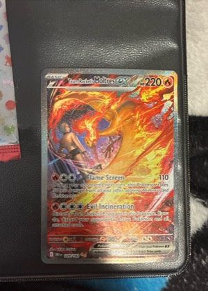 Team Rocket's Moltres ex - 229/182 graded 8.5