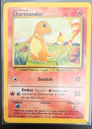 Charmander, graded 9.0