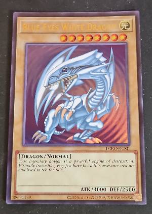 Blue-Eyes White Dragon (Version 4), graded 9.5