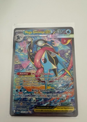 Mega Greninja ex, graded 9.0