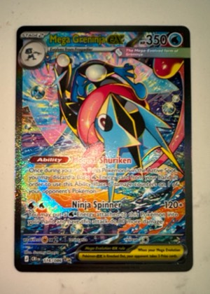 Mega Greninja ex, graded 9.0
